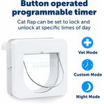 Chatière à puce PetSafe Petporte Smart Flap blanche, vue 5