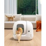 Litière autonettoyante pour chat PETKIT Pura Max 2 blanche, vue 8