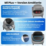 Litière autonettoyante ouverte Neakasa M1 grise, vue 2