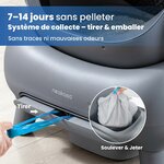 Litière autonettoyante ouverte Neakasa M1 grise, vue 5