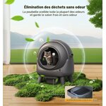 Litière autonettoyante pour chat FEELNEEDY avec capot, vue 3