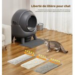 Litière autonettoyante pour chat FEELNEEDY avec capot, vue 7