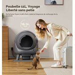 Litière autonettoyante pour chat FEELNEEDY avec capot, vue 8