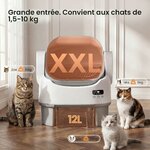 Litière autonettoyante ouverte XXL JUMMICO avec marchepied, vue 4