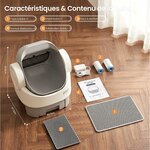 Litière autonettoyante ouverte XXL JUMMICO avec marchepied, vue 8