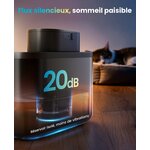 Fontaine à eau sans fil oneisall noire de 2,2 L, vue 3