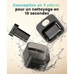 Fontaine à eau sans fil oneisall noire de 2,2 L, vue 4