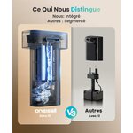 Fontaine à eau sans fil oneisall noire de 2,2 L, vue 8