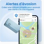Traceur GPS pour chat Tractive marron avec son collier, vue 3