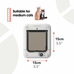 Chatière à puce électronique Cat Mate blanche, vue 5