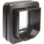 Chatière à puce électronique SureFlap marron, vue 4