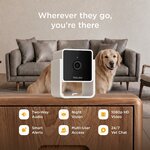 Caméra pour chat Petcube Cam blanche, vue 2