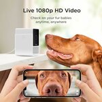 Caméra pour chat Petcube Cam blanche, vue 6