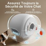 Litière autonettoyante PETKIT Purobot Max 3 blanche à grande ouverture, vue 6