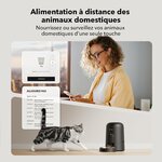 Distributeur de croquettes PETLIBRO Air noir avec gamelle en inox, vue 4