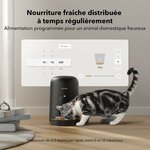 Distributeur de croquettes PETLIBRO Air noir avec gamelle en inox, vue 8