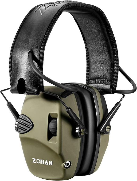 Casque De Tir Casque Anti-Bruit ZOHAN NRR 23dB - Protection Auditive Chasse Tir - Amplificateur Son Casque Antibruit Professionnel