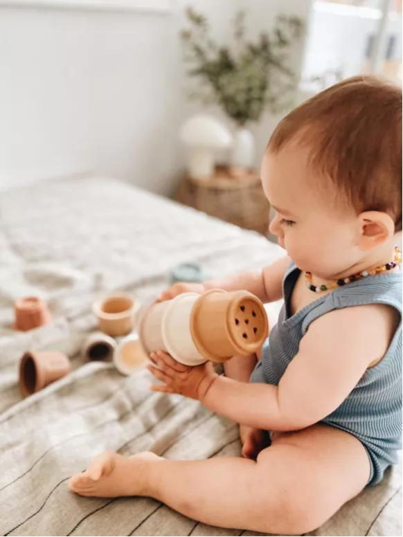 Cup Stacker, Nude, jouet pour le bain, tour à empiler