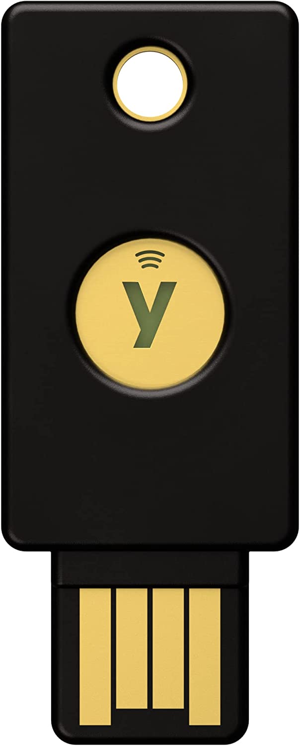YubiKey 5 NFC closeup