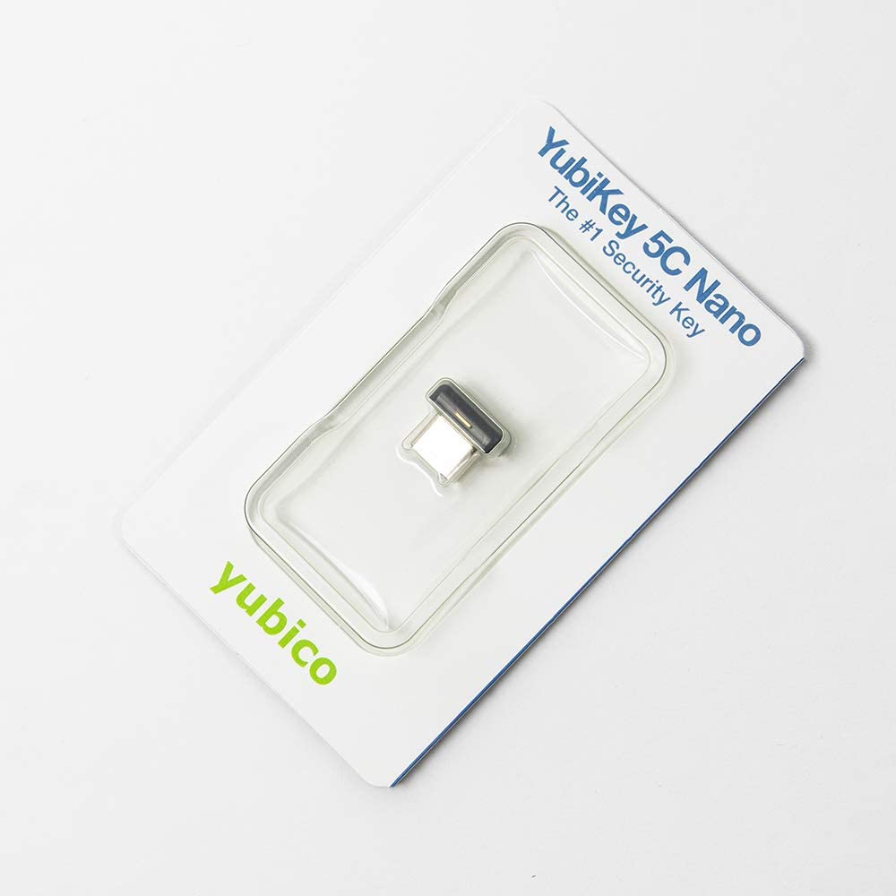 YubiKey 5C Nano in packaging