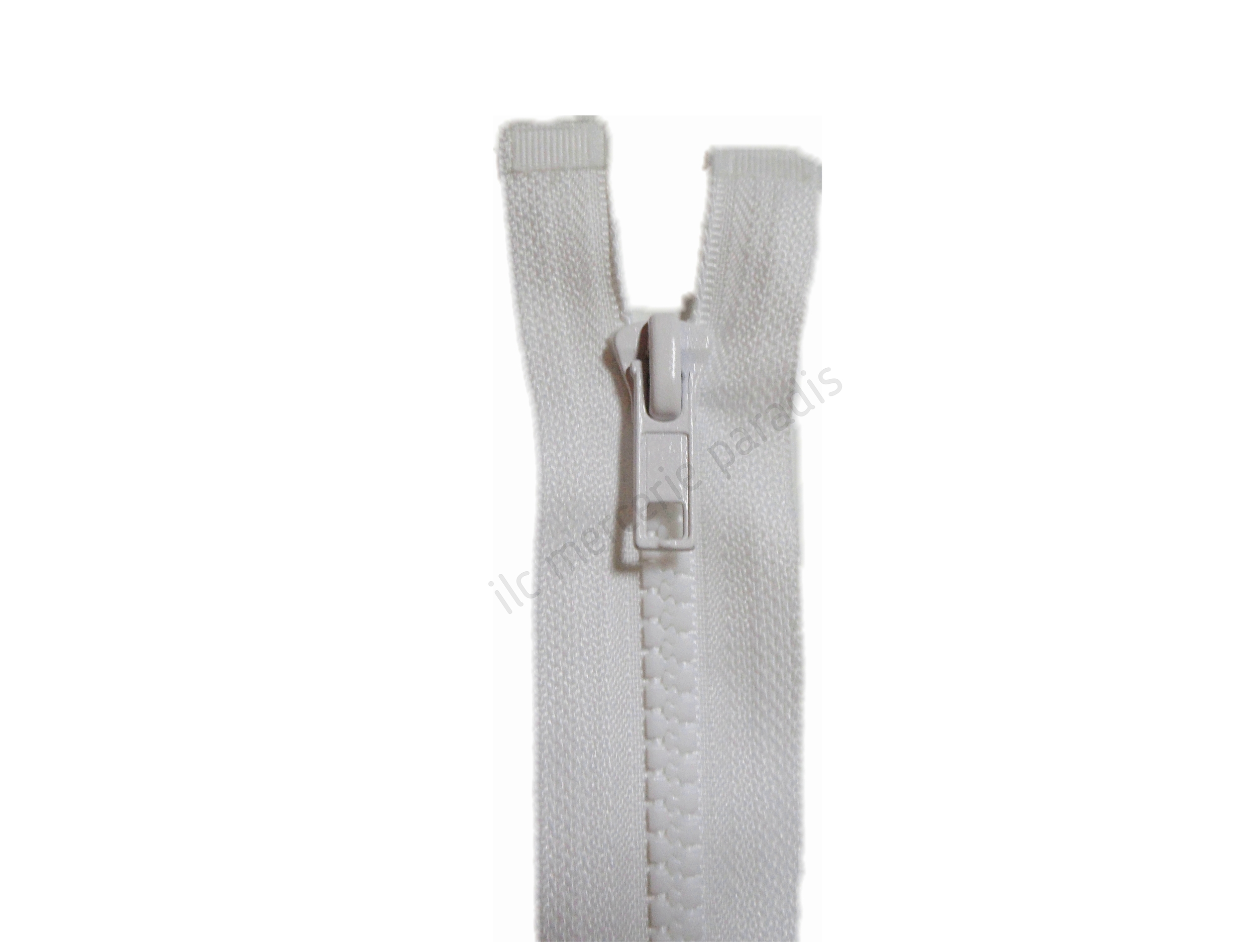 ByaHoGa 2 Pièces #10 Grand Séparable Fermetures Éclair Noir Plastique