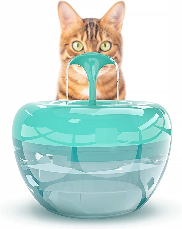 Fontaine Eau Silencieuse Avec Filtre Puissant Id Ale Pour Chats Et Petits Chiens Capacit De