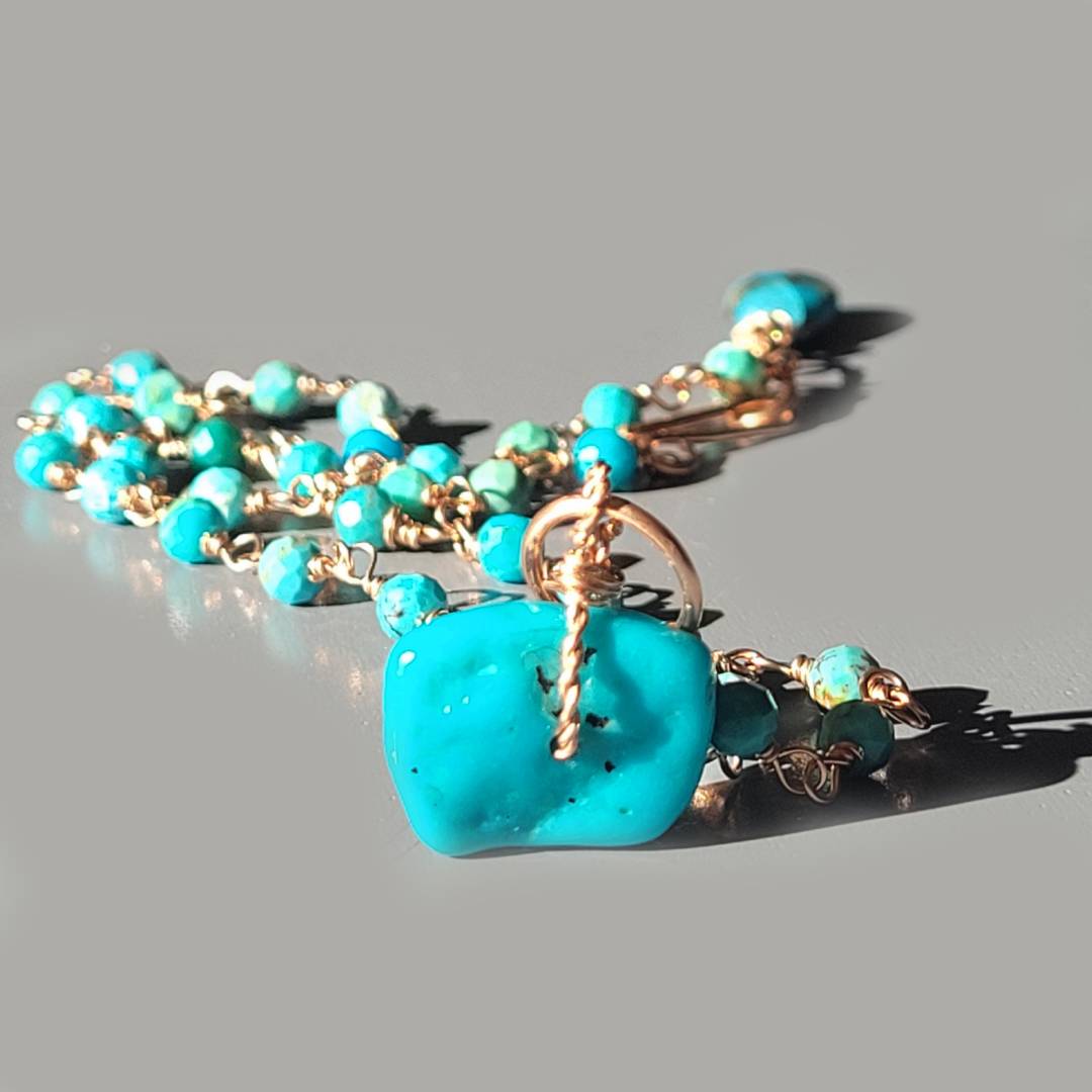 collier turquoise or rose-6