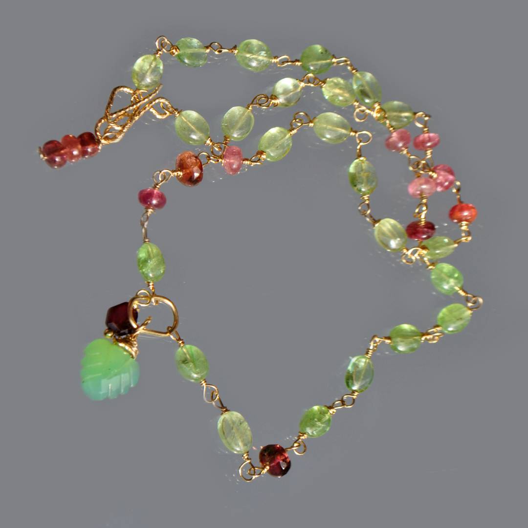 collier tsavorite rubellite--6