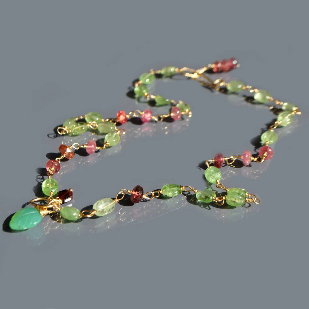 collier tsavorite rubellite-2