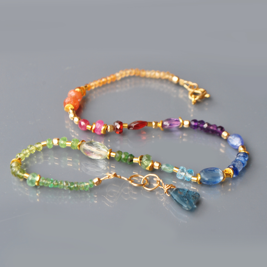 Minéraux et pierres précieuses. Collier 4 Perles Améthyste + Agate