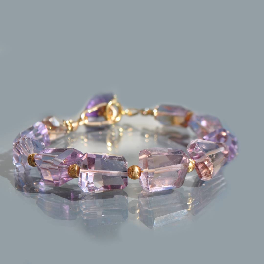 Bracelet Amétrine or14K