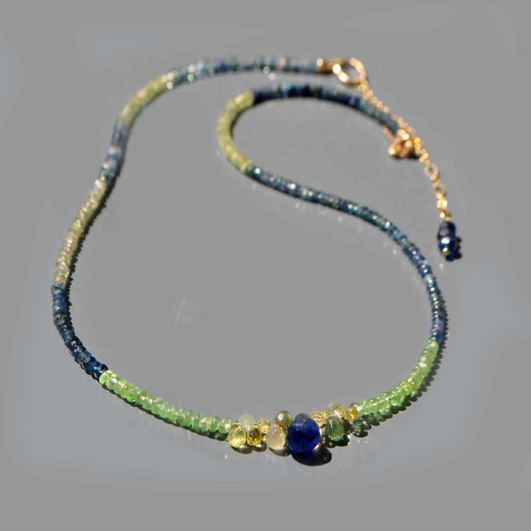 collier saphir vert et bleu-9