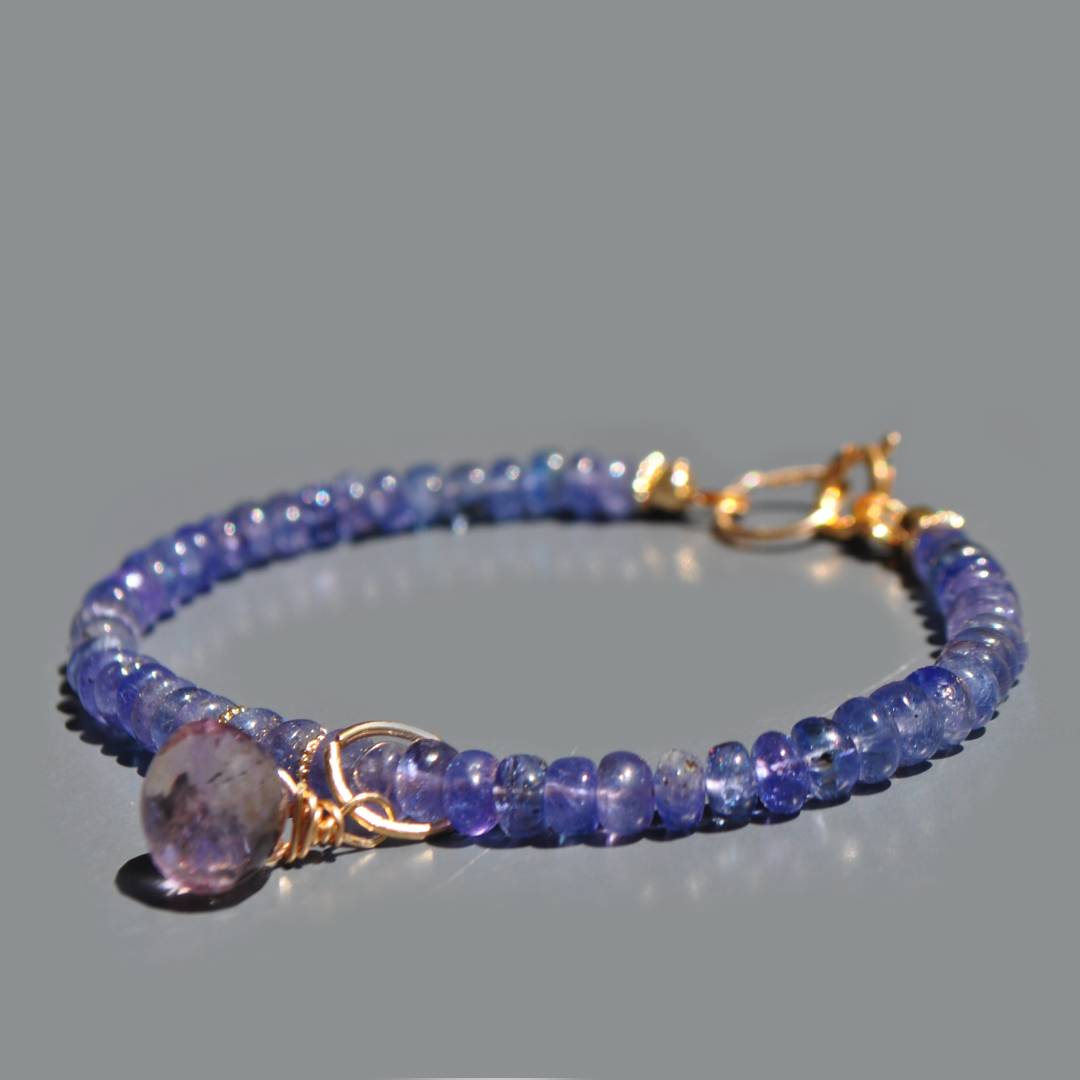 bracelet tanzanite ametrine or-3