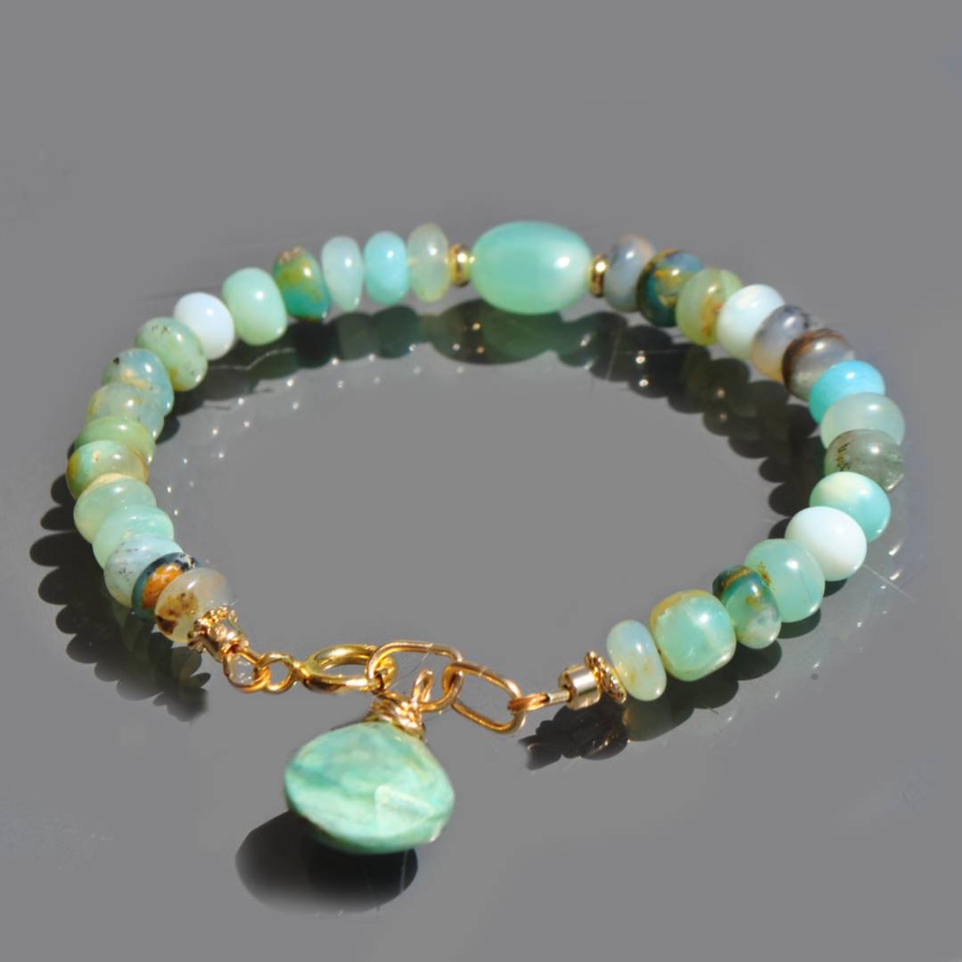 bracelet opale bleue du pérou or-7