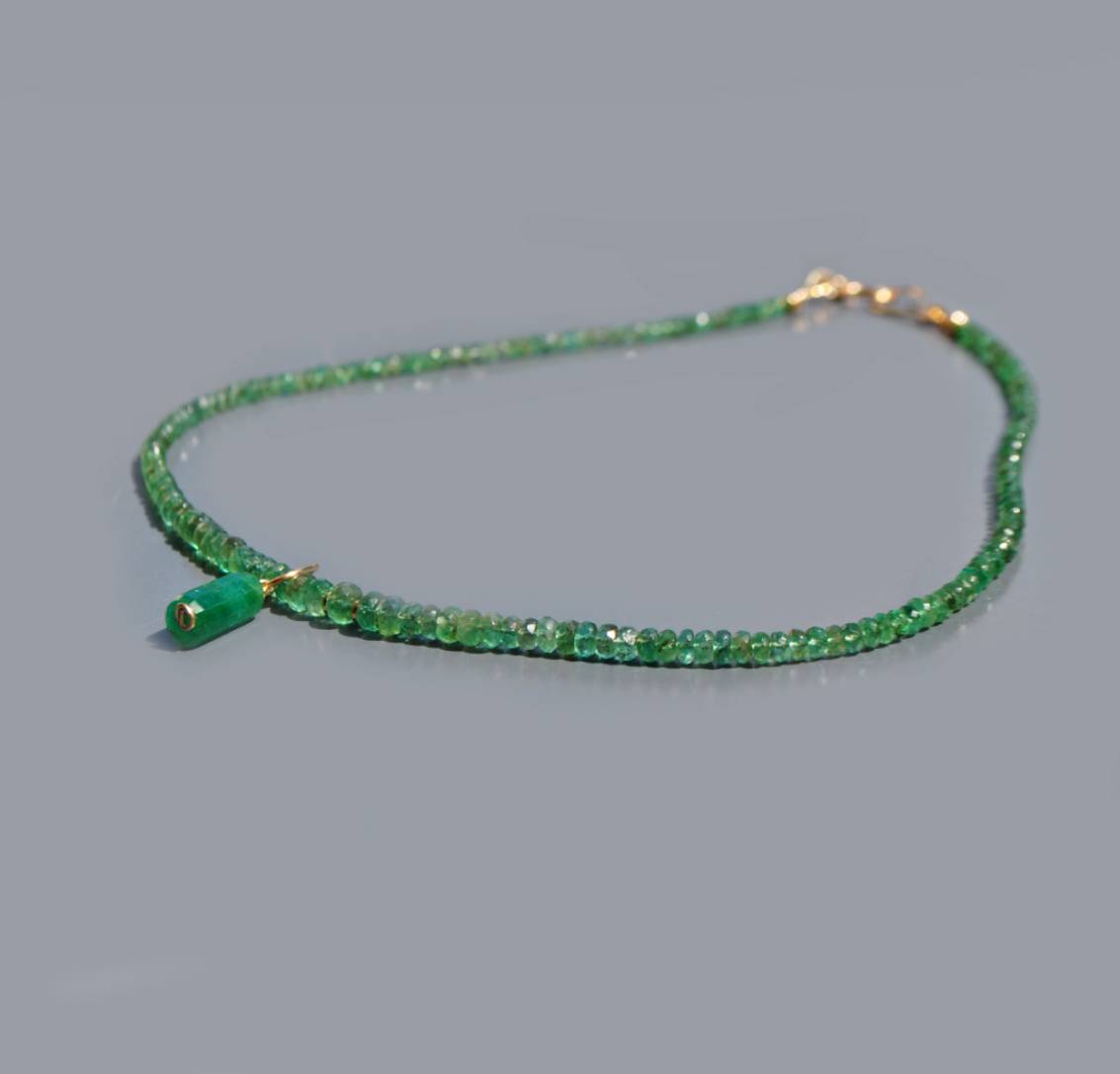collier emeraude pendentif -2