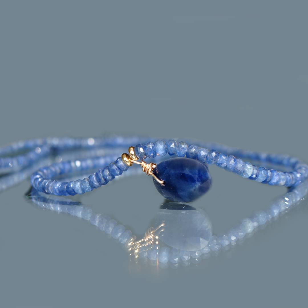 collier saphir Birman bleu
