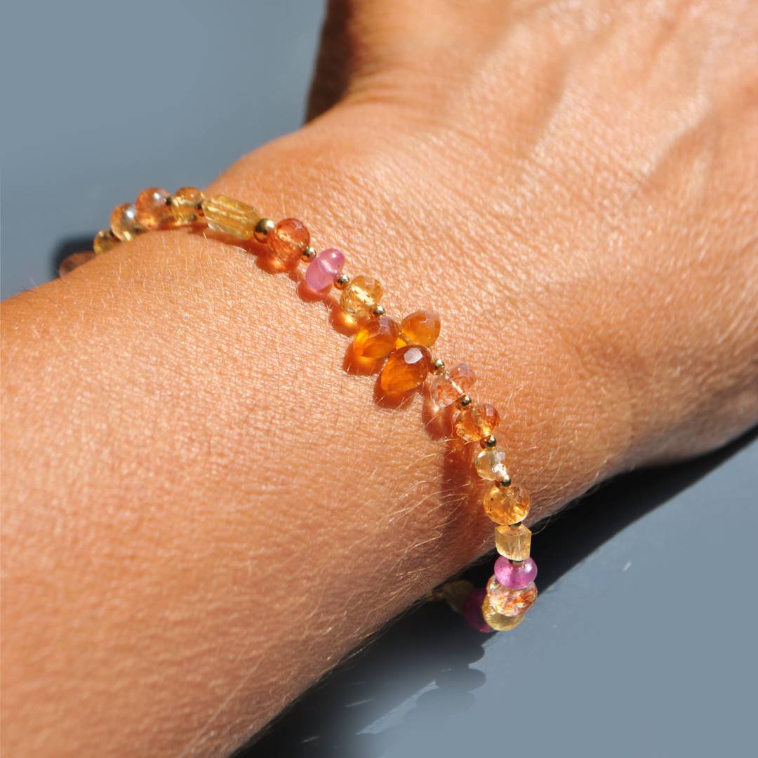bracelet topaze saphir rose-7