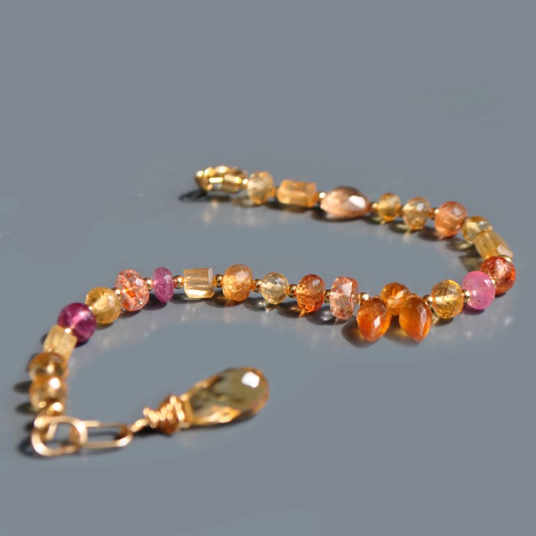 bracelet topaze saphir rose-4