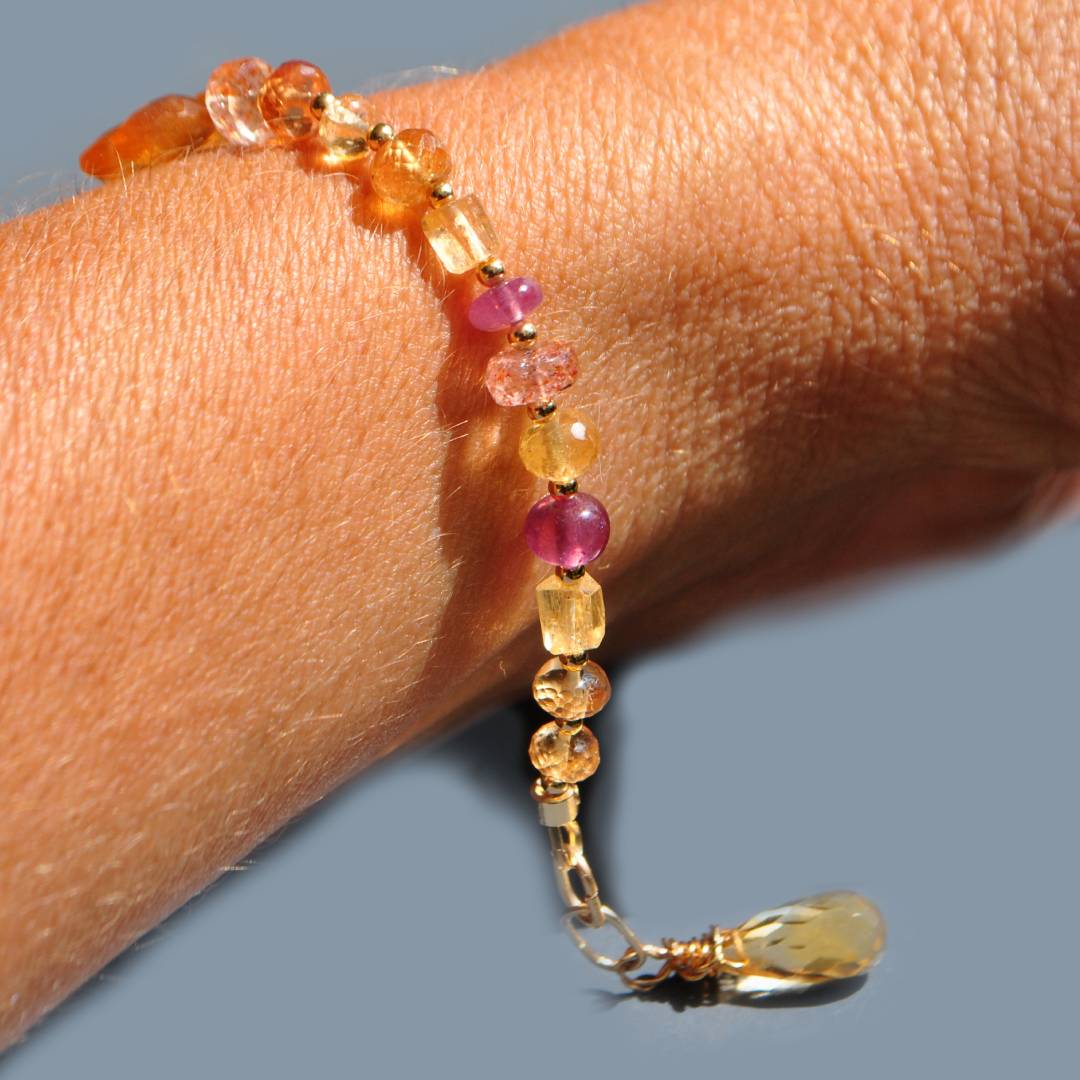 bracelet topaze saphir rose-8