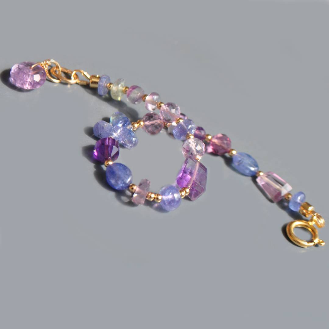 bracelet amethyste tanzanite -5