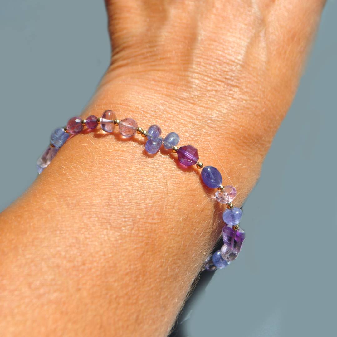 bracelet amethyste tanzanite -8
