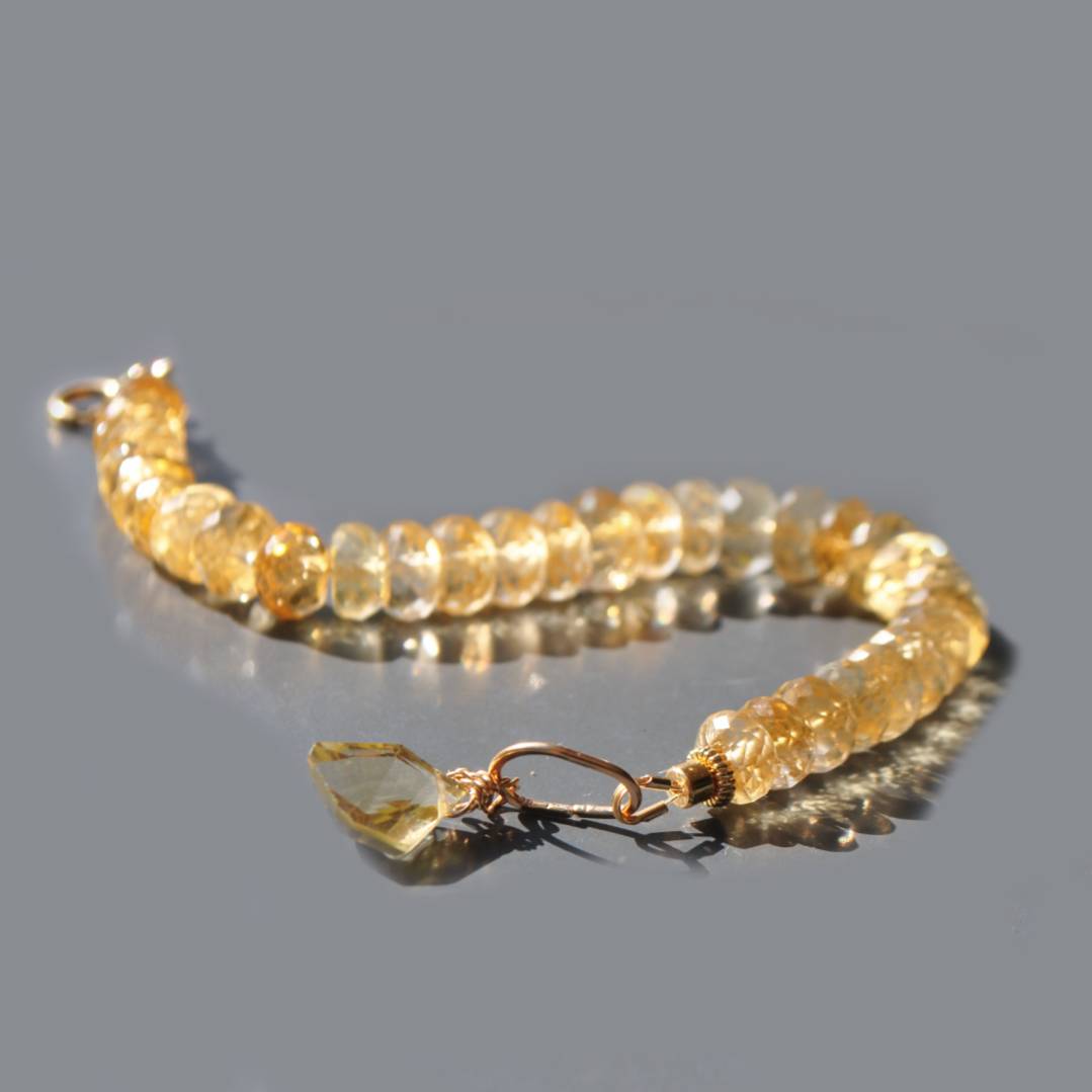 bracelet citrine or 14K-2