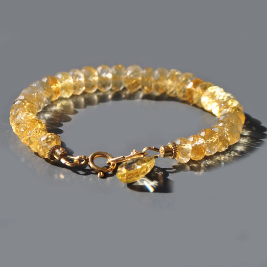 bracelet citrine or 14K-6