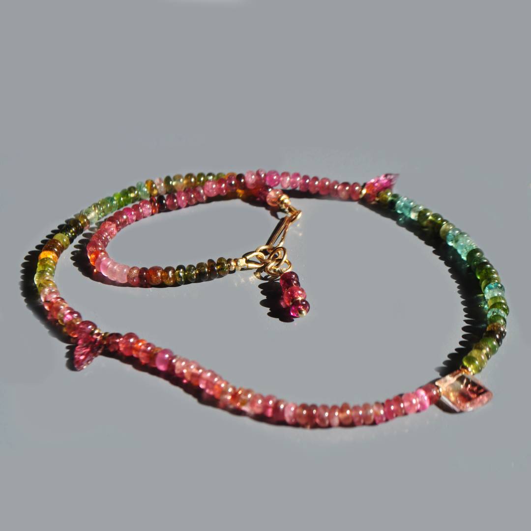 collier tourmaline pendentif feuille7