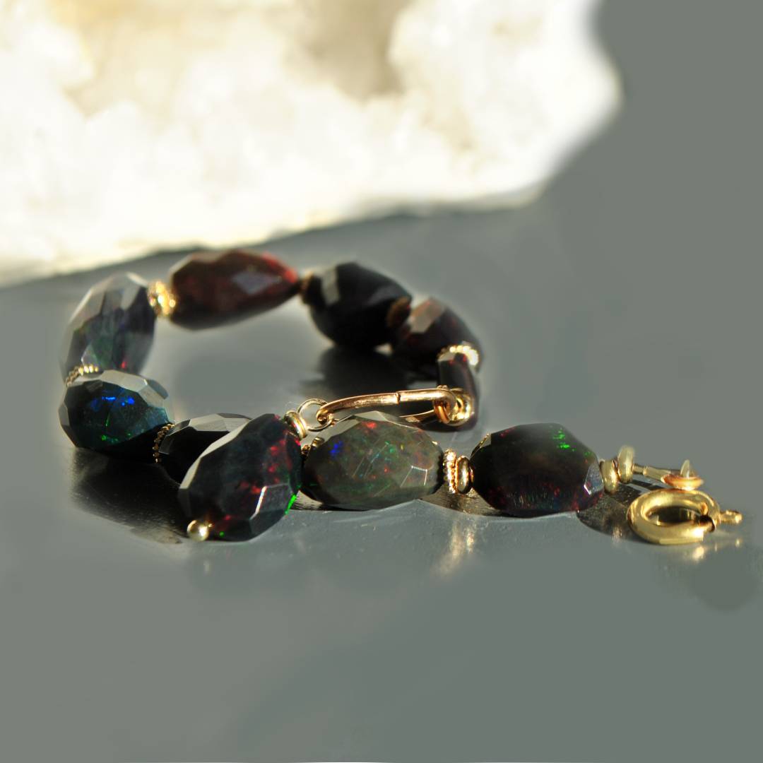 bracelet groose pierre en oplae welo noire-5