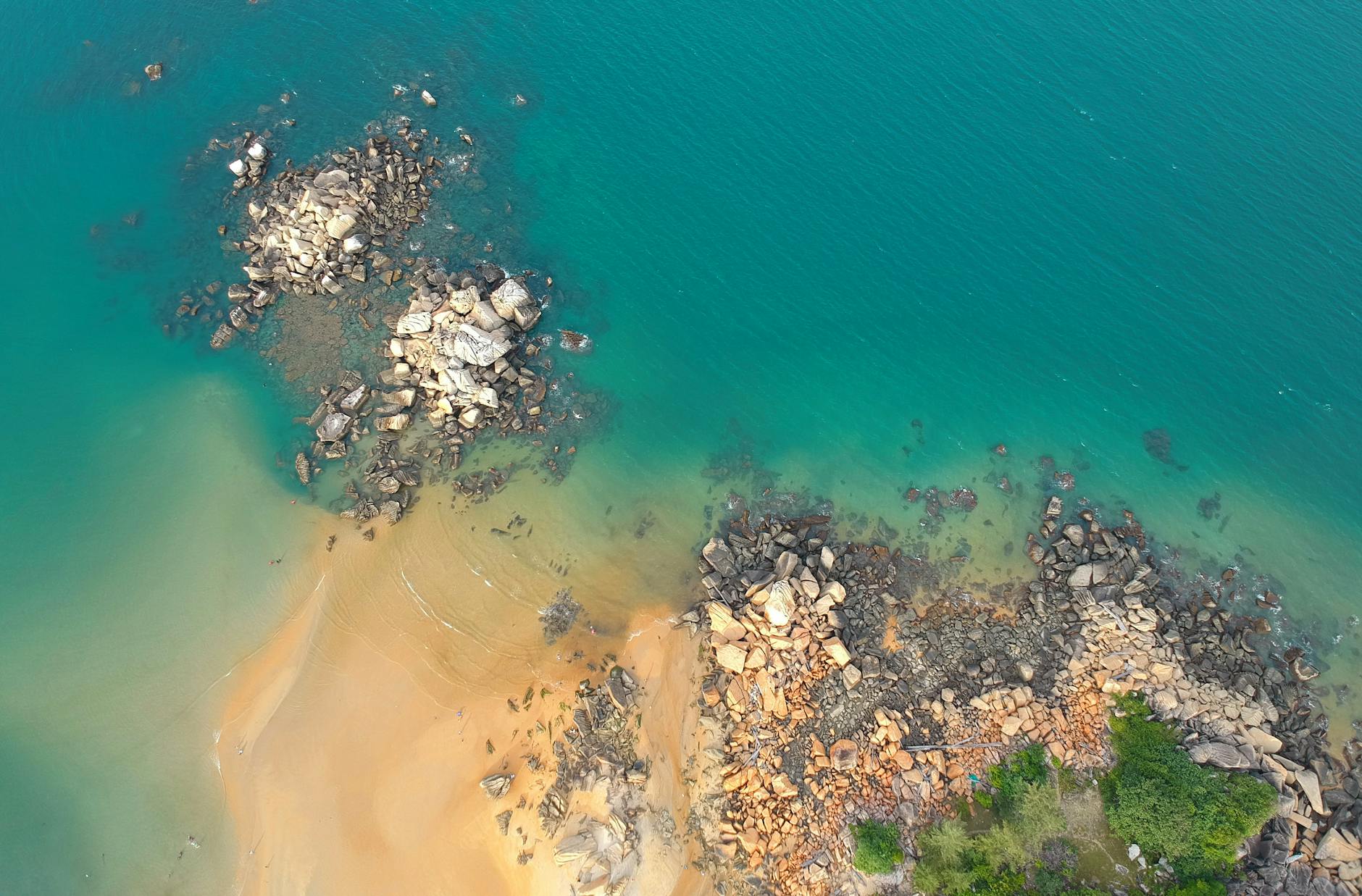 Vue à Vol Doiseau De Lîle