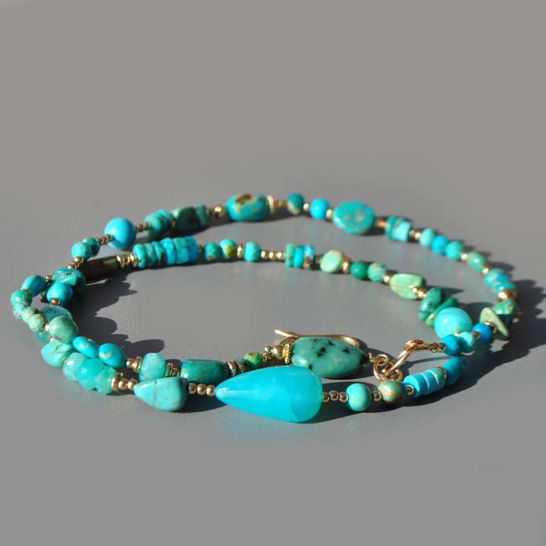 collier turquoise nevada opale centrale-4