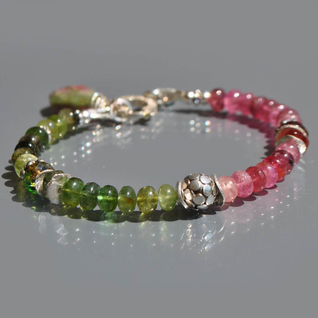 bracelet argent et Tourmaline-2