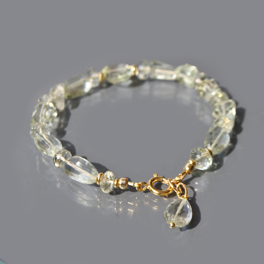 bracelet prasiolite or-2