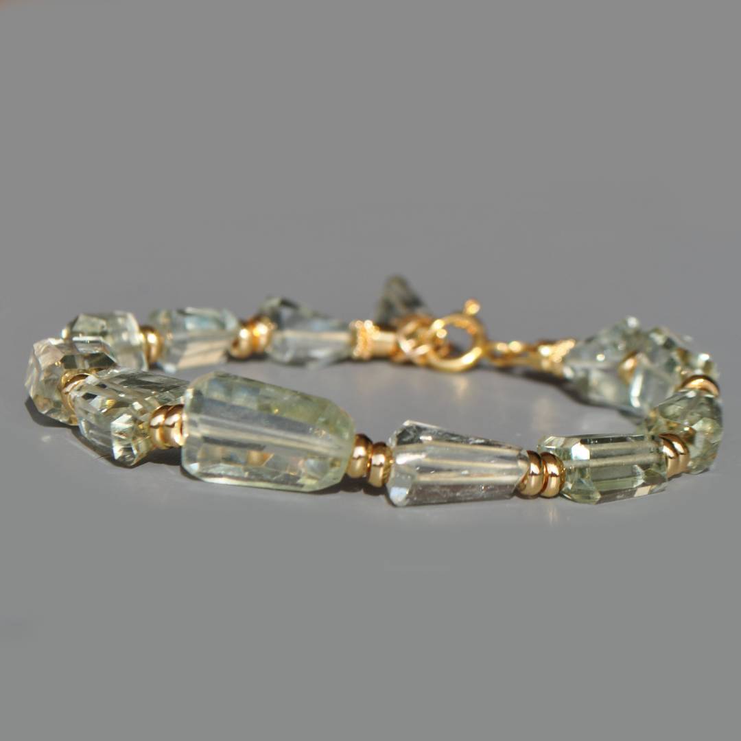 bracelet nuggets laser prasiolite-5